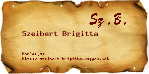 Szeibert Brigitta névjegykártya